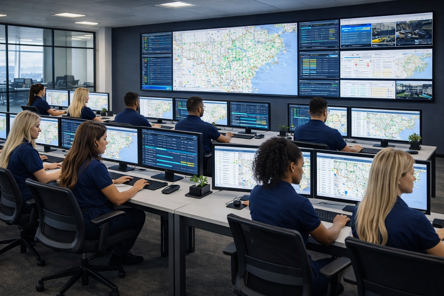 VehTrack control room